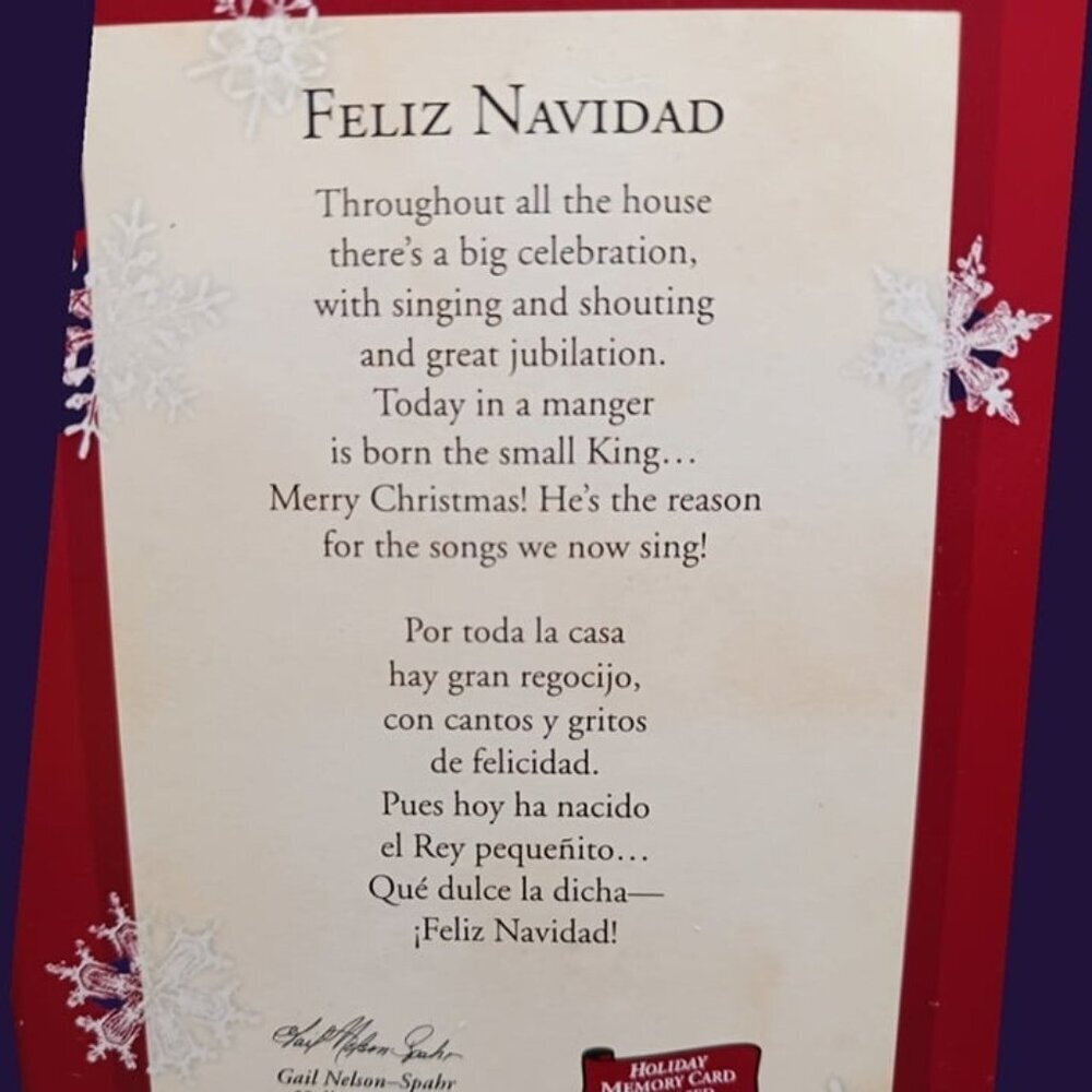 Hallmark 2003 feliz navidad tree ornament - Picture 7 of 9
